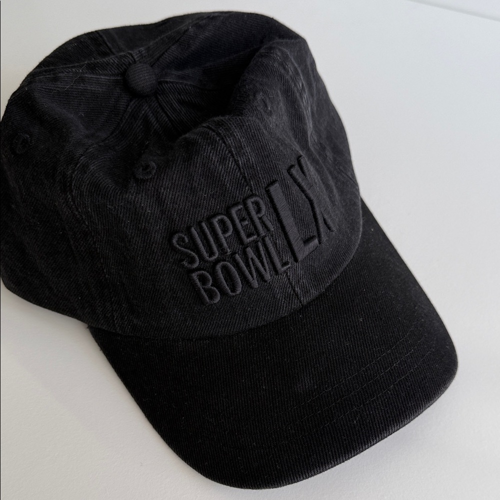 Black NFL Super Bowl LX tone on tone NFL Apparel Cap